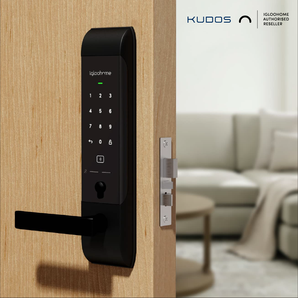 Igloohome - Smart Lever Mortise (ML5) Black ดิจิตอลล็อค กลอนประตูดิจิตอล สีดำ - Image 6