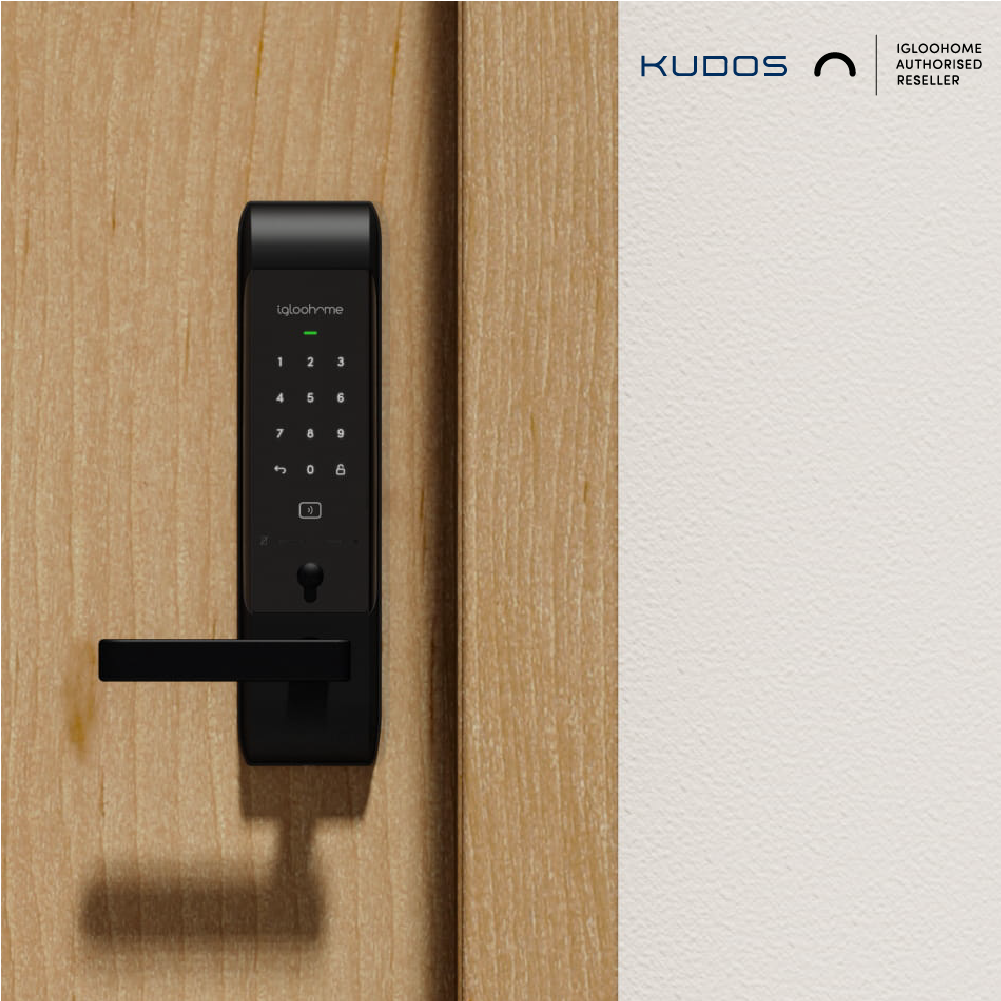 Igloohome - Smart Lever Mortise (ML5) Black ดิจิตอลล็อค กลอนประตูดิจิตอล สีดำ - Image 5