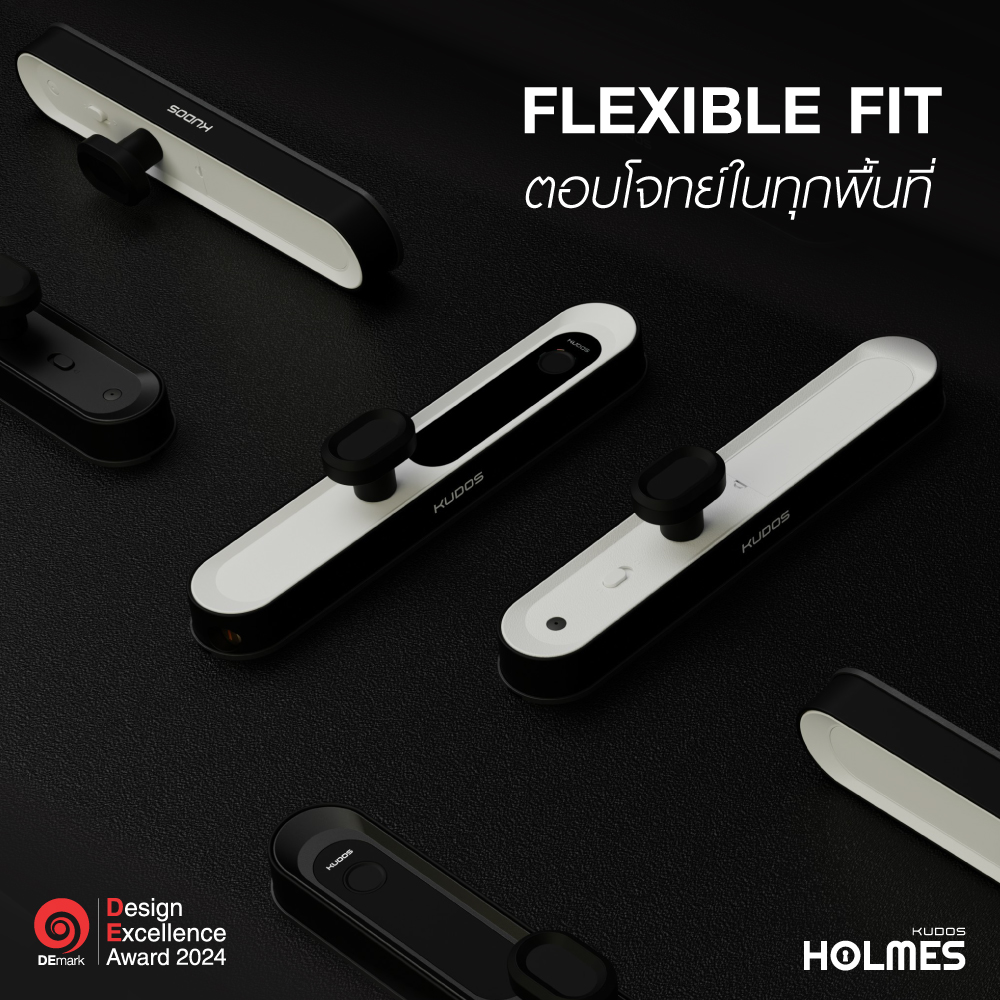 KUDOS Holmes DEmark Award 2024 Digital Door Lock (Panda White-Black) ดิจิตอลล็อค กลอนประตูดิจิตอล รับประกัน 2 ปี - Image 6