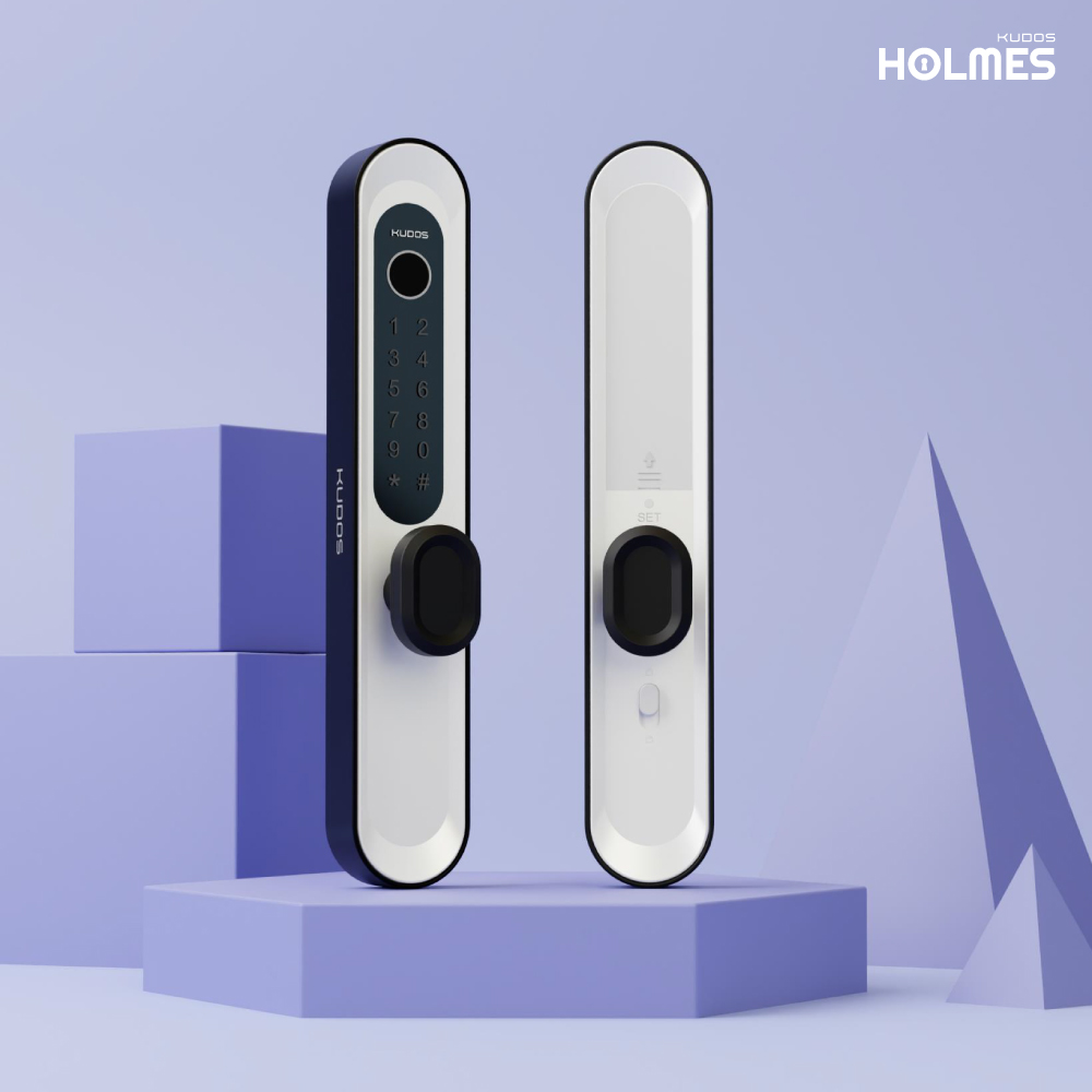 KUDOS Holmes DEmark Award 2024 Digital Door Lock (Panda White-Black) ดิจิตอลล็อค กลอนประตูดิจิตอล รับประกัน 2 ปี - Image 8