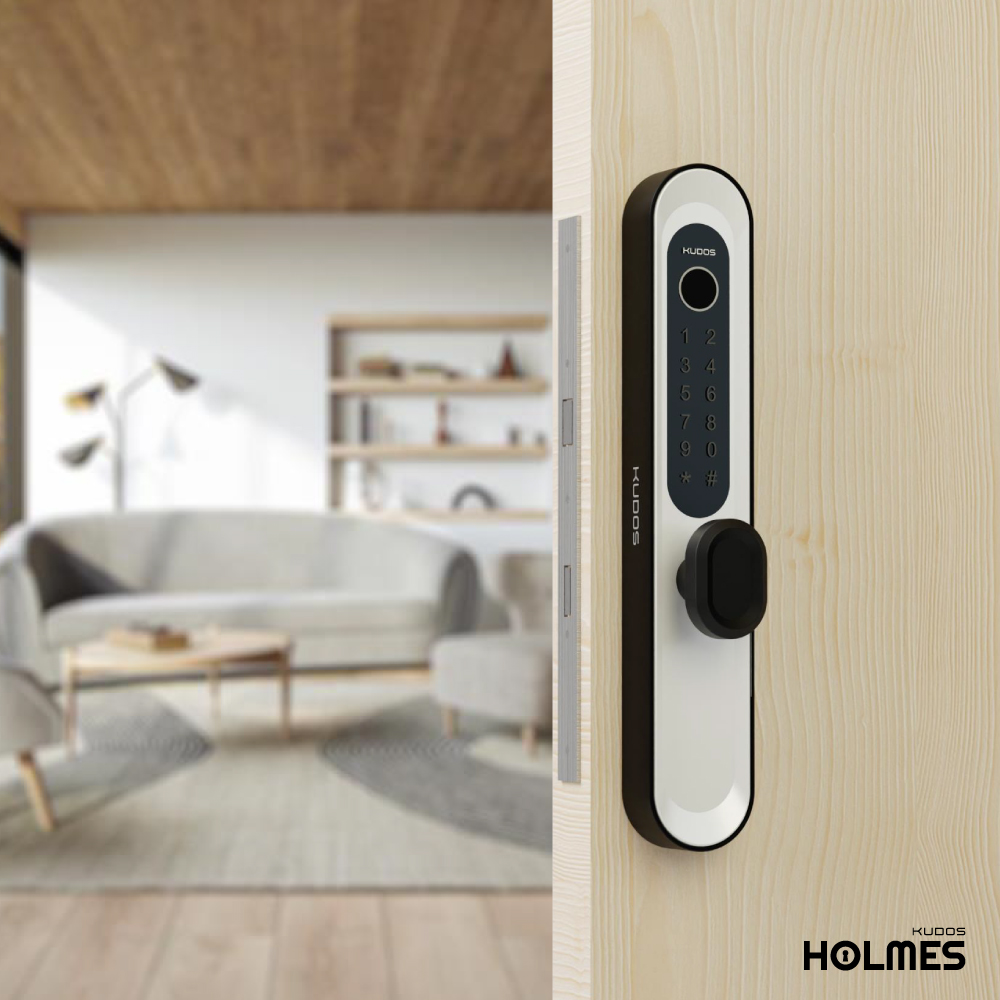 KUDOS Holmes DEmark Award 2024 Digital Door Lock (Panda White-Black) ดิจิตอลล็อค กลอนประตูดิจิตอล รับประกัน 2 ปี - Image 4