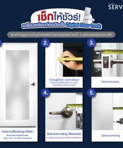 เช็กให้ชัวร์ เตรียมพร้อมก่อนติดตั้ง Digital Door Lock -